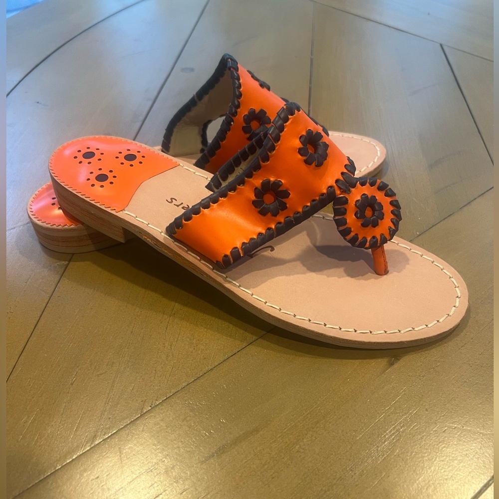 Jack Rogers Spirit Leather Sandal Size 7 1/2